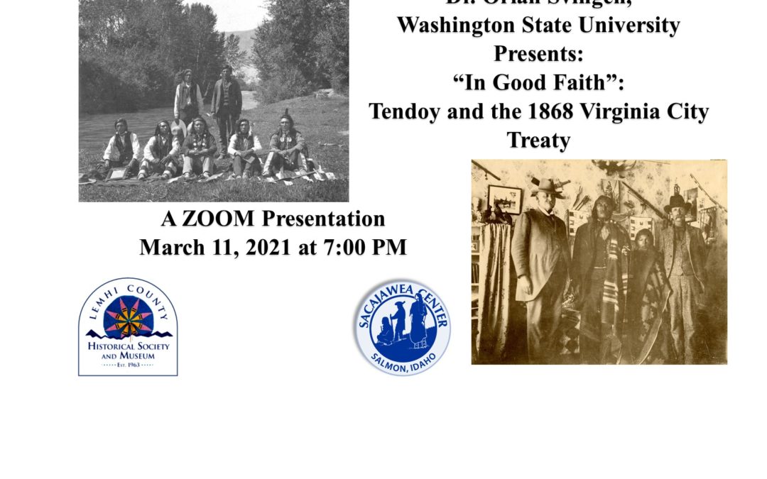 “In Good Faith”: ZOOM Presentation by Dr. Orlan Svingen- March 11th at 7:00pm