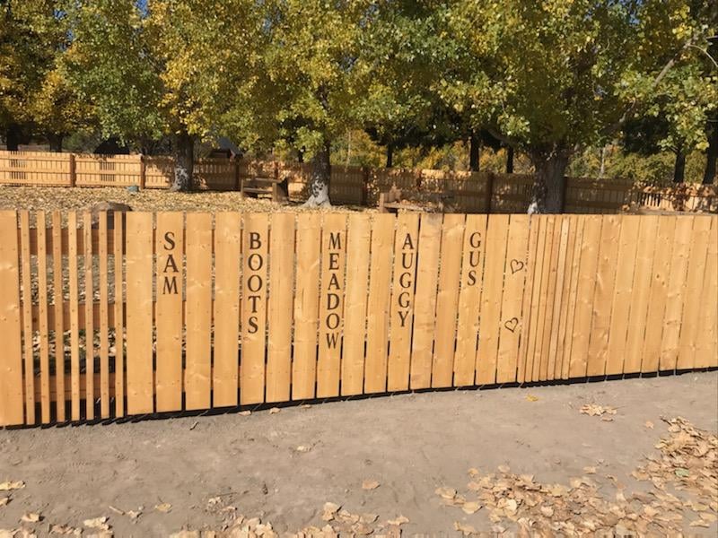 Looking for a way to honor your pet? Look no further- Dog Park Fence Fundraiser!