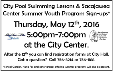 Program Sign-ups May 12th